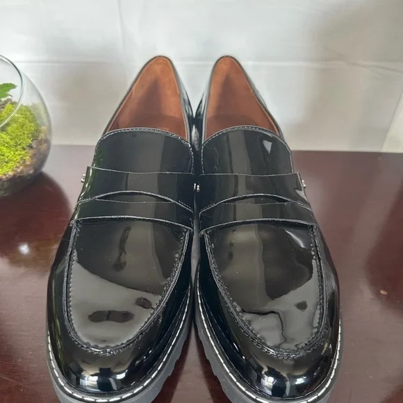 Franco Sarto Black and Gray Flats with Modern Platform size 10W - Picture 3 of 8